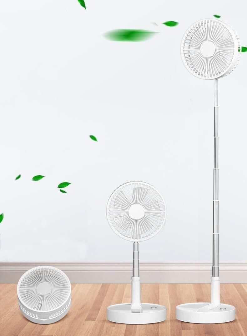 Adjustable Height Rechargeable Standing Fan.
