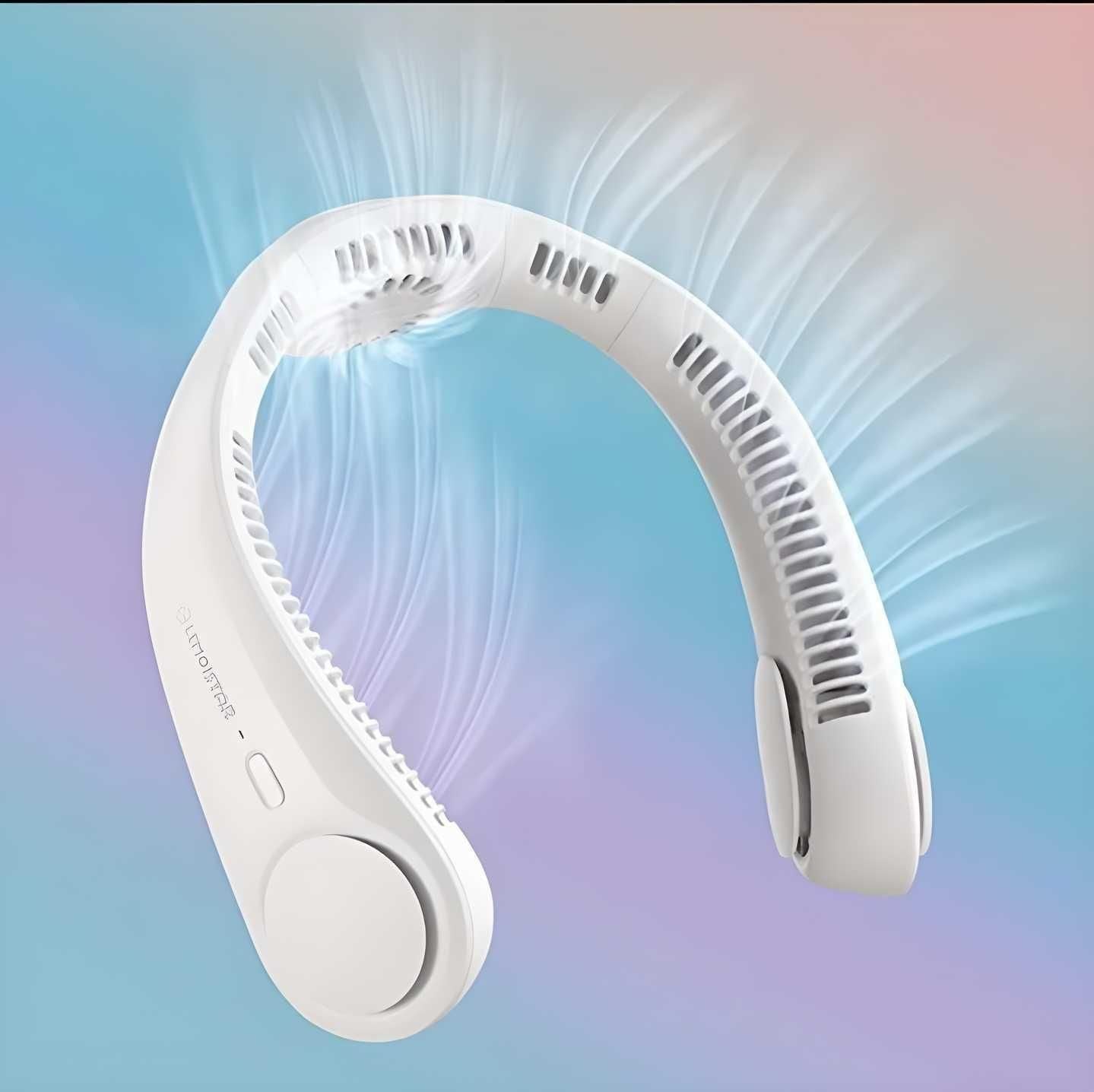 Portable Bladeless Hanging. | Rechargeable Neck Fan.
