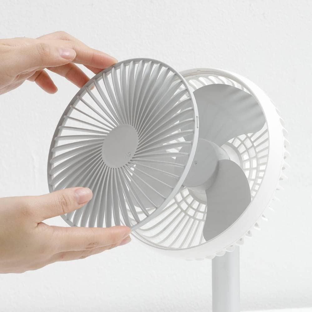 Adjustable Height Rechargeable Standing Fan.
