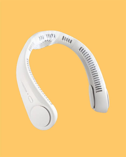 Portable Bladeless Hanging. | Rechargeable Neck Fan.