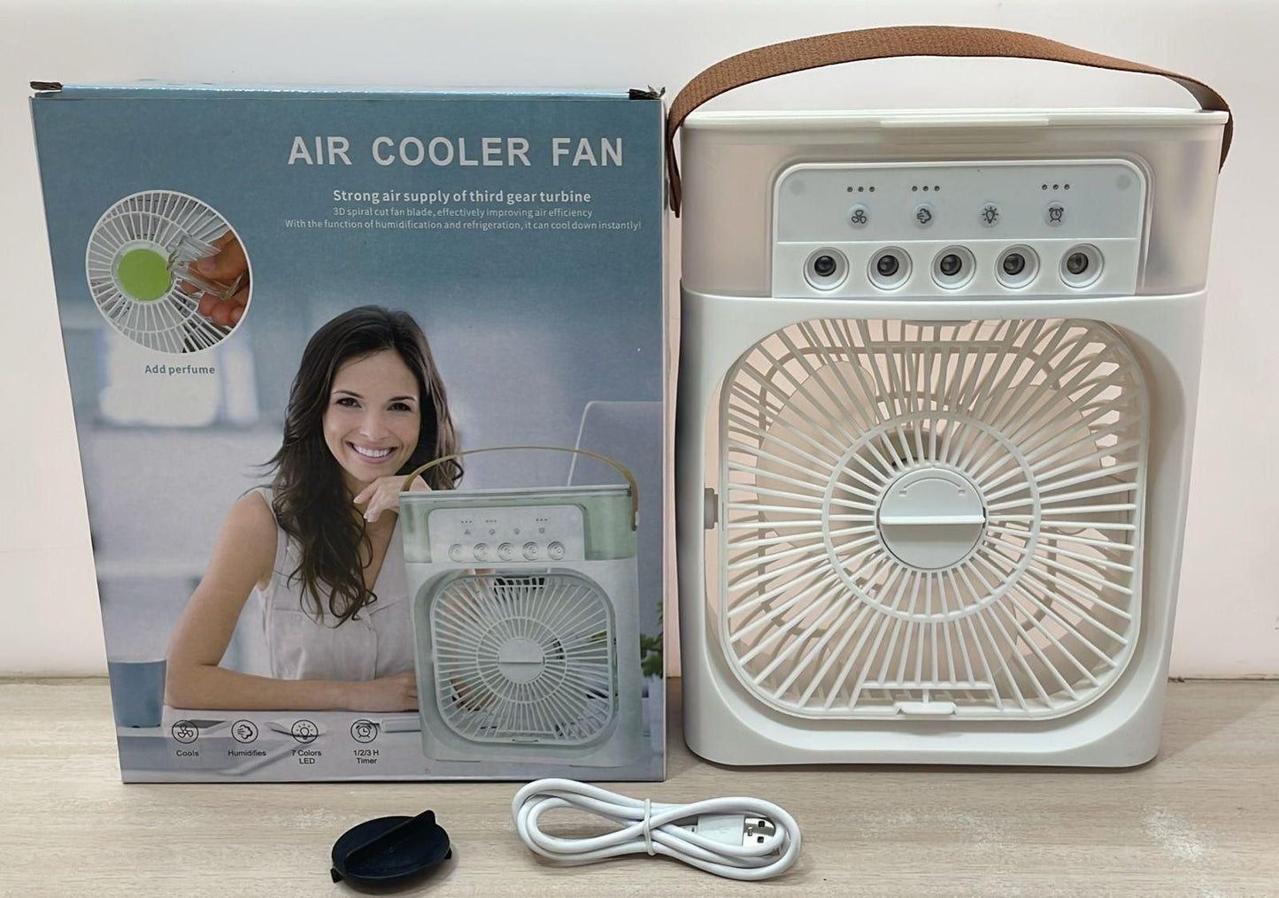 Fan Air Cooler fan USB Electric Fan. (1 Piece) Material -Plastic.